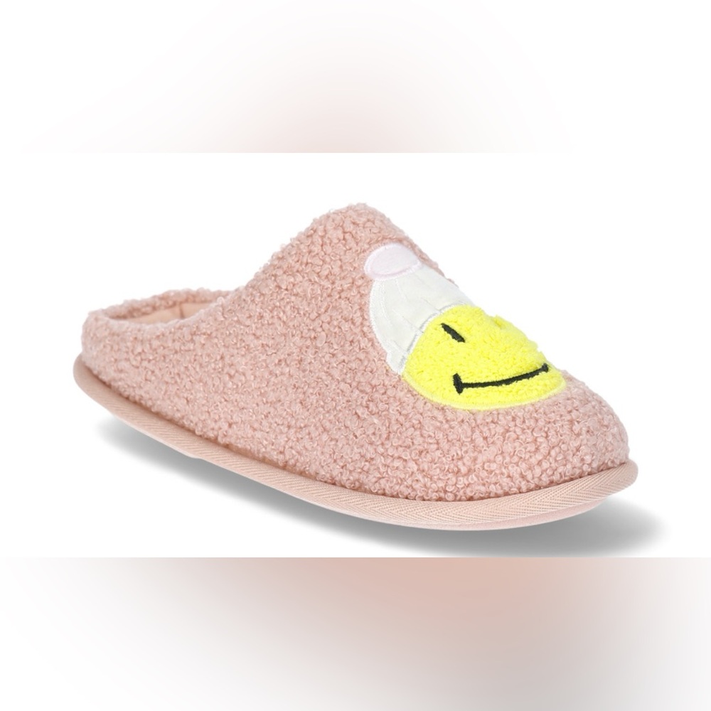 Dakota Fleece Girls Pink Fuzzy Smiley Face Slippers Size M: 13/1
FREE SHIPPING